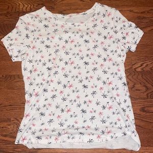 Old Navy blue and red palm tree t-shirt, S